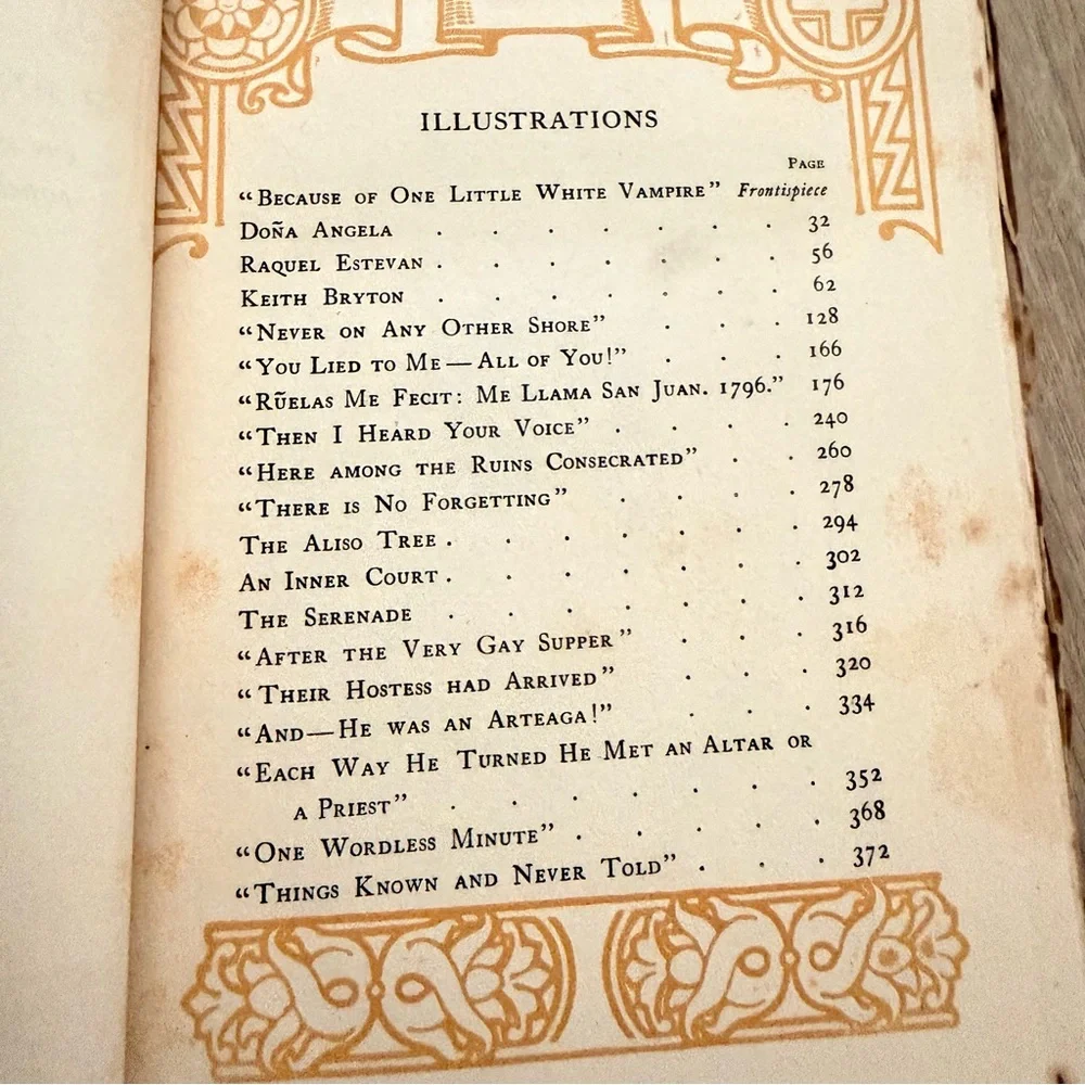 Antique 1914 Book, For the Soul of‎ Rafael by Marah Ellis Ryan, Historical Novel